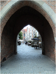 the old gate in Gdańsk...