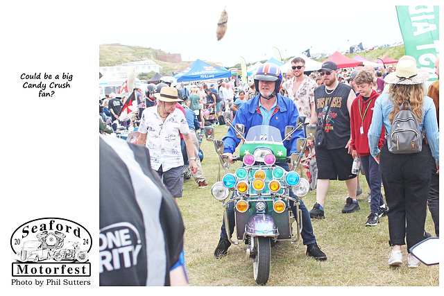 Candy crush fan perhaps - Seaford Motorfest 23 6 2024