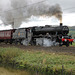 LMS class 6P Jubilee 45690 LEANDER with 1Z86 Euston - Carlisle The Cathedrals Express at Scout Green 9th September 2017