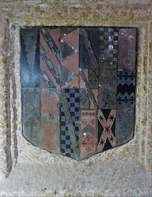 woodchurch church, kent,woodchurch church, kent (47)c16 tomb of sir edward waterhouse, chancellor of ireland +1591, not in pevsner  c16 brass heraldry with colour