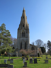 frampton church, lincs (1) c12 c13 tower and spire