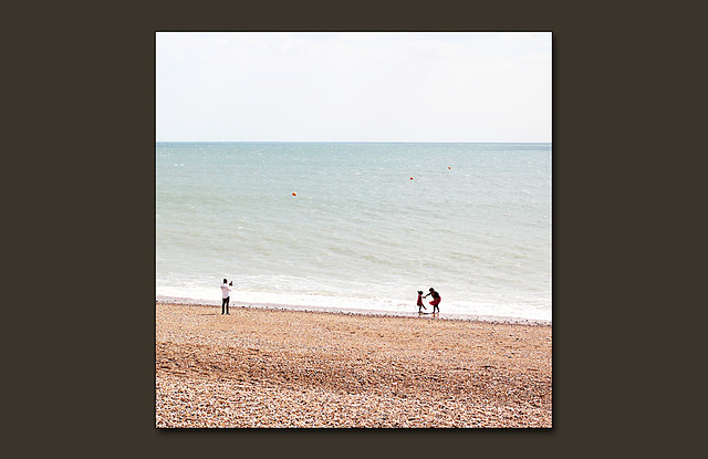 A first trip to the seaside perhaps? - Seaford - 9.7.2014