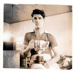 "Alec with cups" c1949