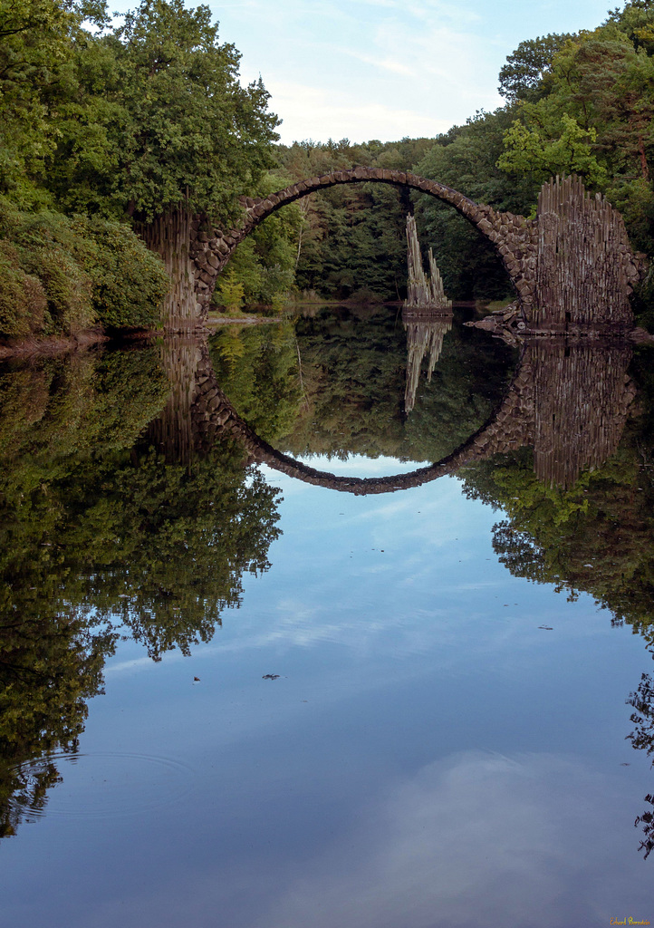 Spätsommer an der Rakotzbrücke