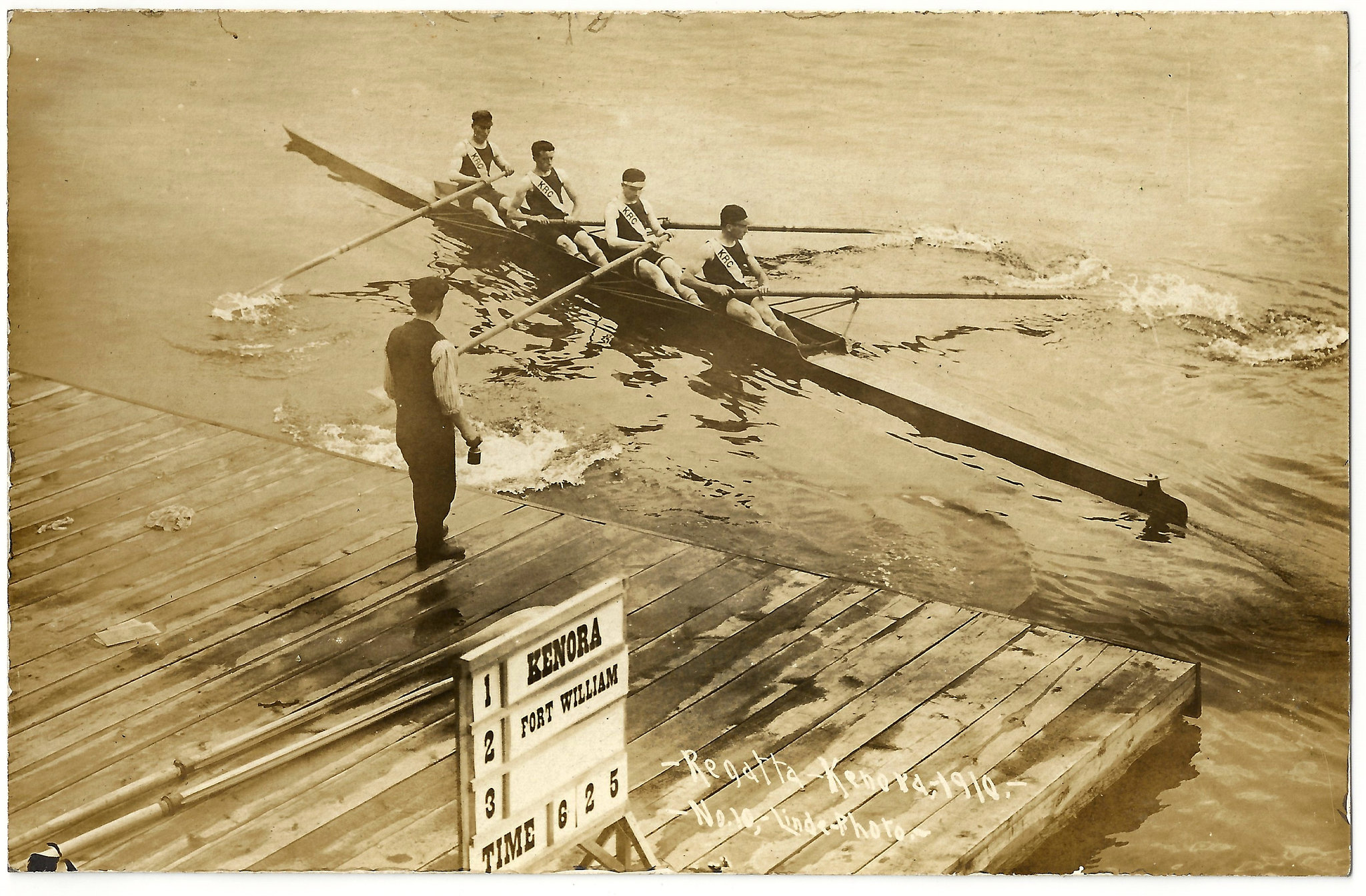 KN0365 KENORA - REGATTA KENORA 1910 (ROWING)