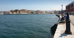 The harbour of Chania