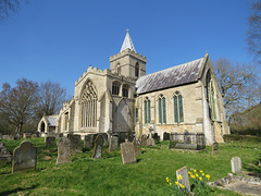 algarkirk church, lincs (1) c13 with c14 windows, tower mostly c19