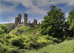 Corfe Castle from Challow Hill