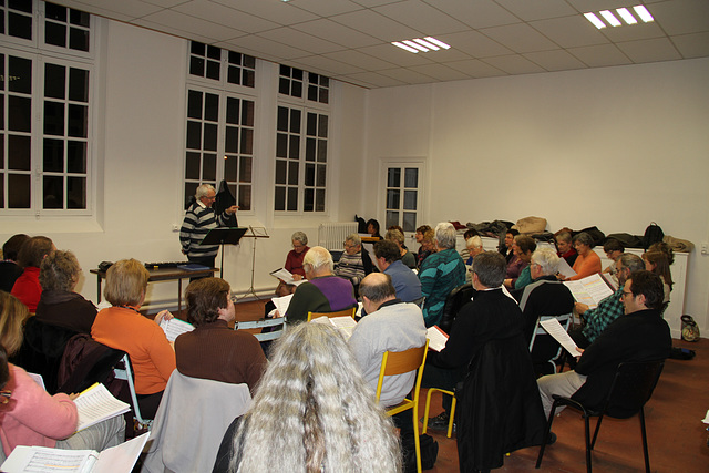 Répétition à Chaumes-en-Brie le 22 novembre 2012