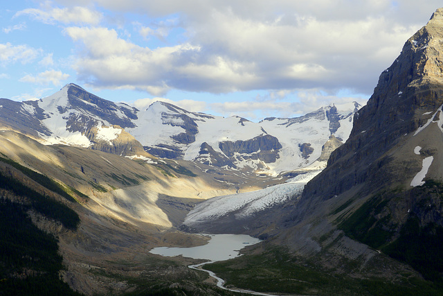 Robson Glacier and Lake