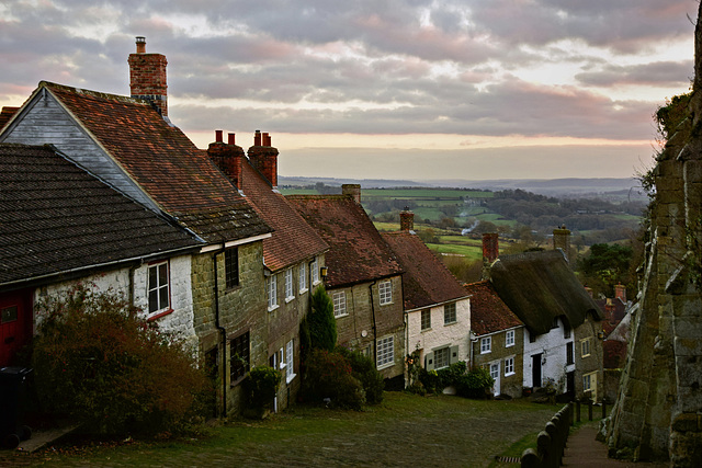 A different sky over Gold Hill.