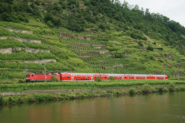 Train Alongside The Mosel