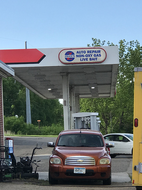 gas station, among other things