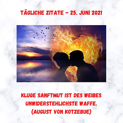 Tägliche Zitate - 25. Juni 2021