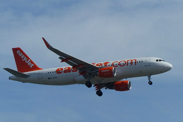 G-EZOG approaching Gatwick - 24 June 2015