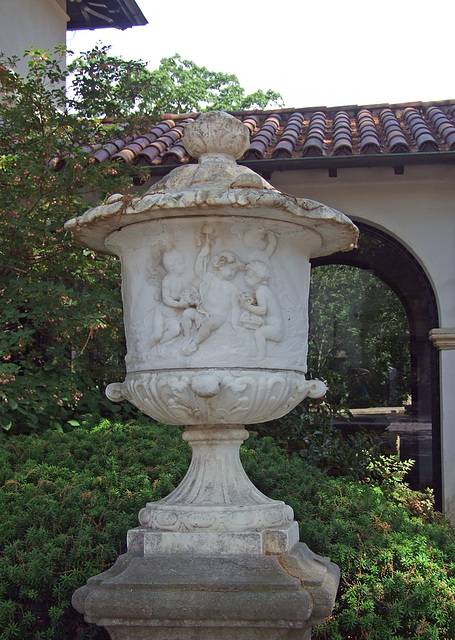 Covered Marble Urn with Baby Dionysos in the Vanderbilt Museum, May 2011