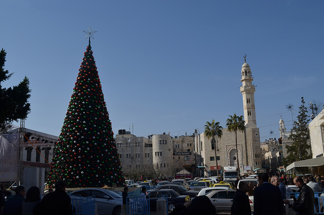 Bethlehem, Manger Square and Omar Mosque