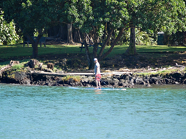 Waterboard skating