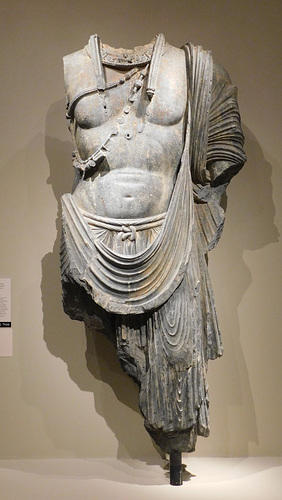 Torso of a Monummental Bodhisattva in the Metropolitan Museum of Art, September 2018