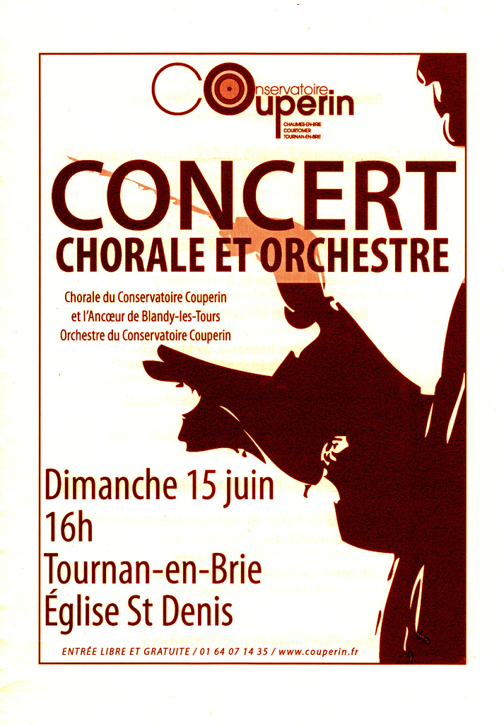Concert à Tournan-en-Brie le 15 juin 2014