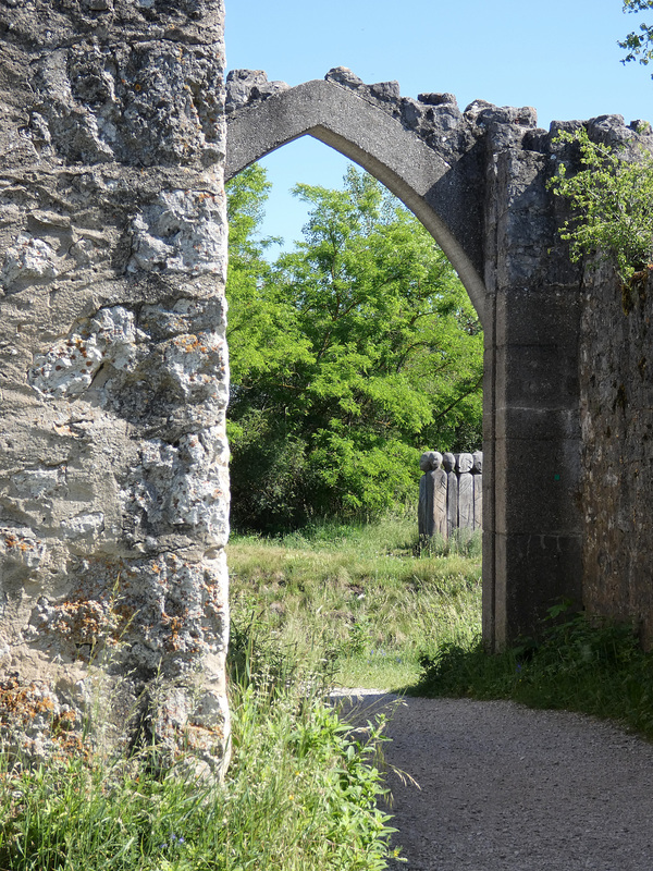 Blick aus dem Burgtor