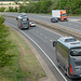 Guideline Coaches GC69 CHC and Readybus GU16 WHU on the A11 near Red Lodge - 7 May 2022 (P1110477)