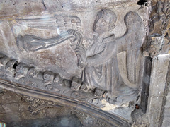 gosberton church, lincs (13) early c14 tomb with effigies
