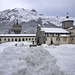 Finally the snow!  The Ancient Church, Oropa (Biella)