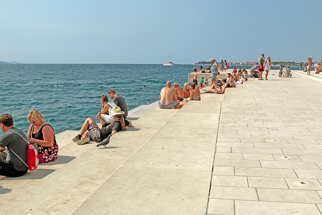 Zadar - Bei der "Meeresorgel" ("Sea Organ")