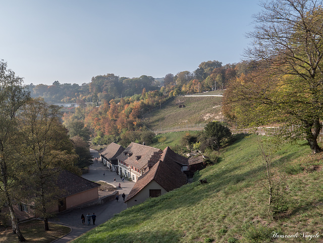 Blick ins Laufenarial beim Rheinfall