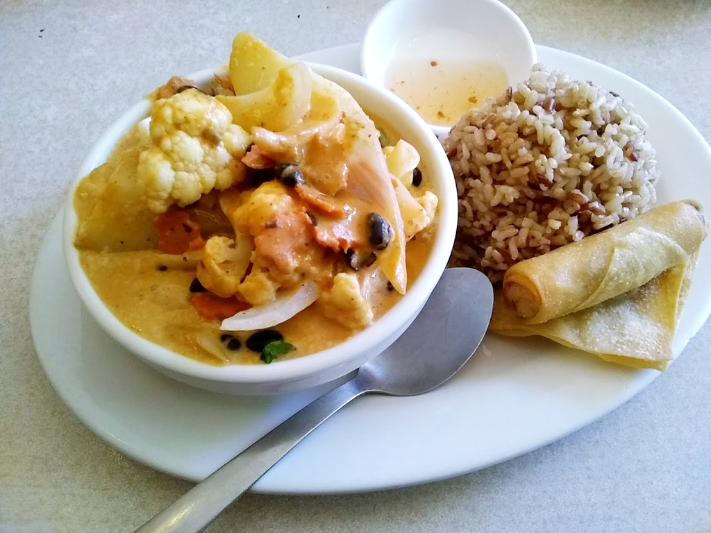 Mussamun Curry at Red Curry Vegan Kitchen