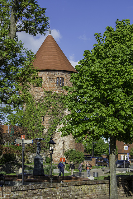 Wahrzeichen von Lübz: der Amtsturm