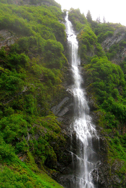 Wedding veil falls