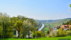Altmühltal mit Main-Donau-Kanal von Burg Prunn