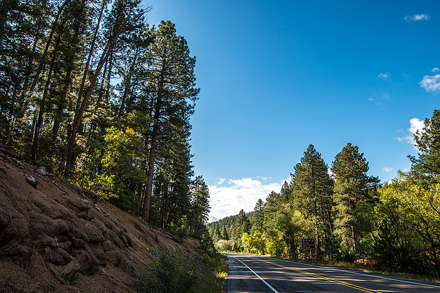 Driving to the crest of the Sandia mountains3