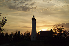 Tawas Point at Sunset
