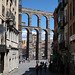 The Aqueduct dominates the town