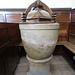 foremark church, derbyshire c17 font 1662