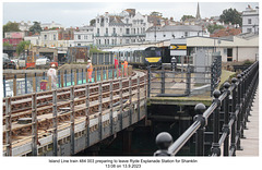 Island Line train 484 003 at Ryde Explanade Station 13 9 2023