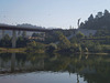 Hintze Ribeiro Bridge (1887) and memorial to the victims of its tragic collapse in 2001.