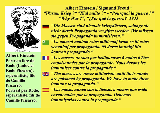 Einstein Freud -guerre propagande