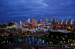 Salford Quays - Used to be Manchester docks