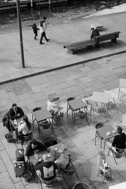 En terrasse