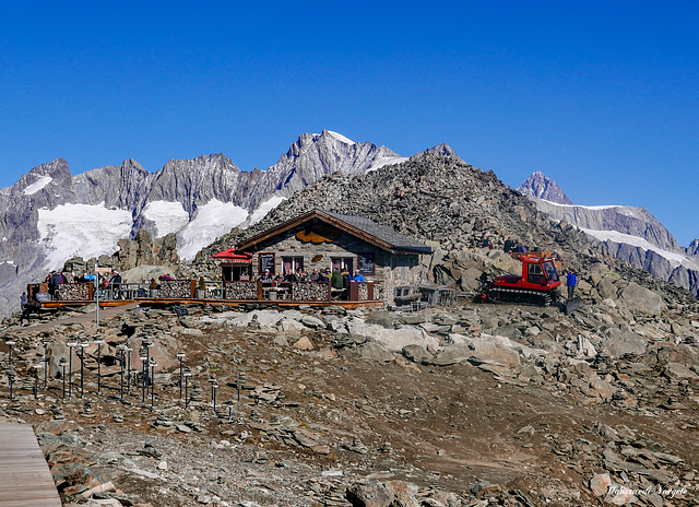 Berg Gasthaus auf dem Eggishorn