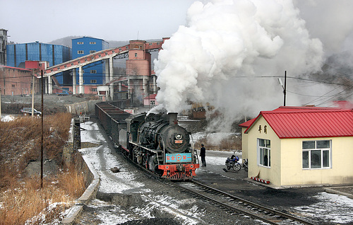 Shunting at the pink mine