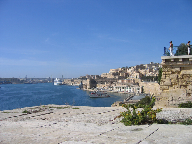 Grand Harbour from the Siege Bell Memorial, Valletta, Malta, 2006