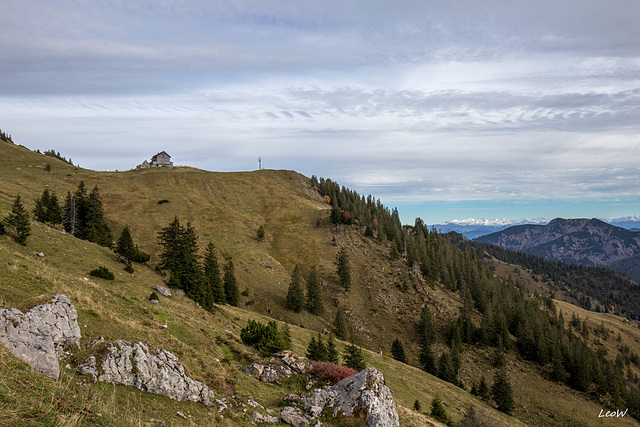 Schliersee - Rotwandhaus  DAV (1737) in Sicht