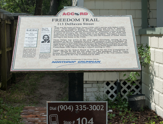 St Augustine Lincolnville black history route (#0542)