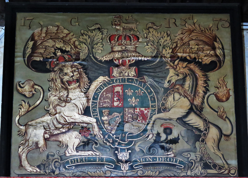 woodchurch church, kent (18)c18 royal arms of george III 1773