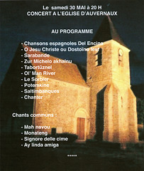 Concert à Auvernaux le 30 mai 2015